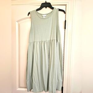 H&M XL Maternity Dress Light Green